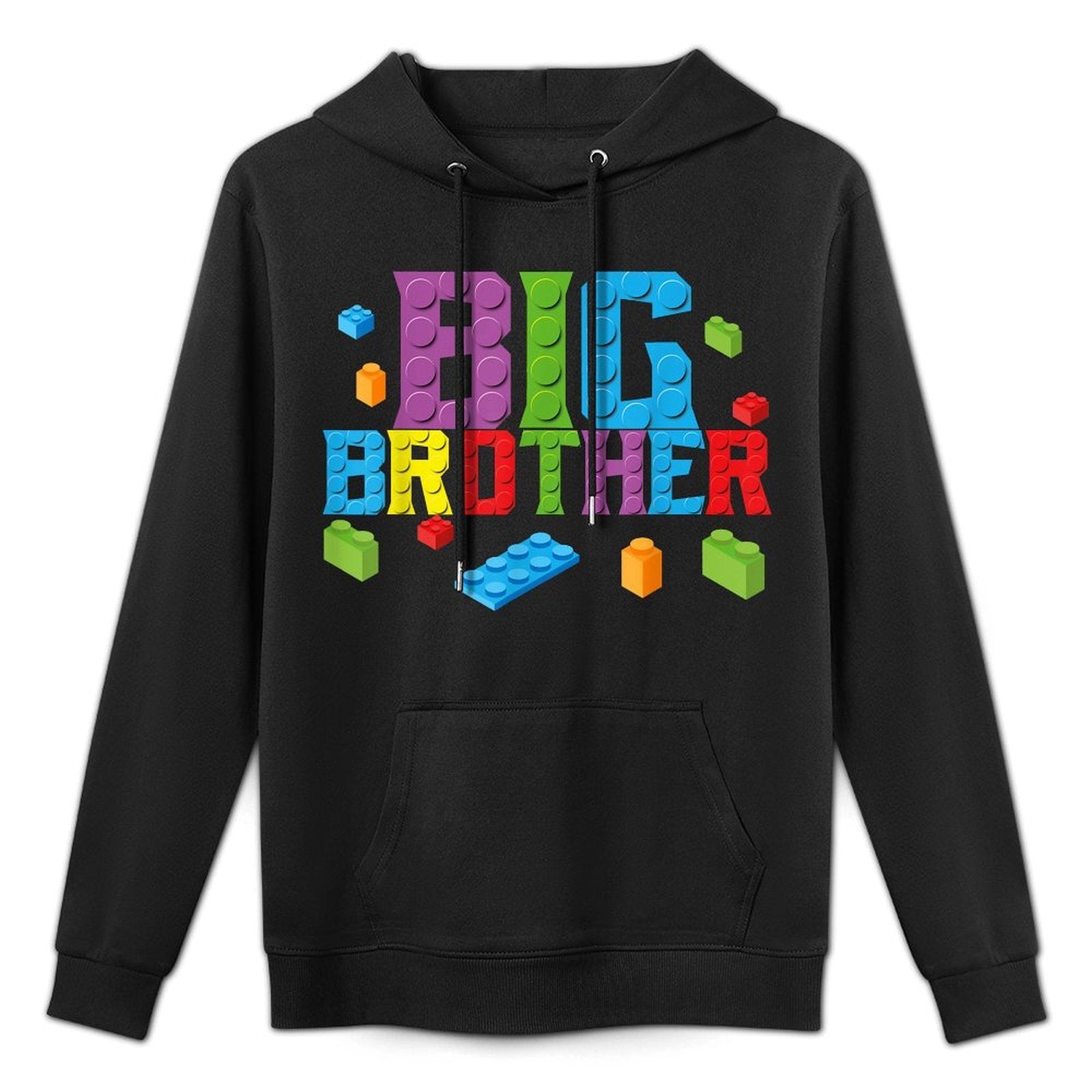 Big Brother Master Builder Building Bricks Blocks Family Set Shrink-Resistant Hoodie