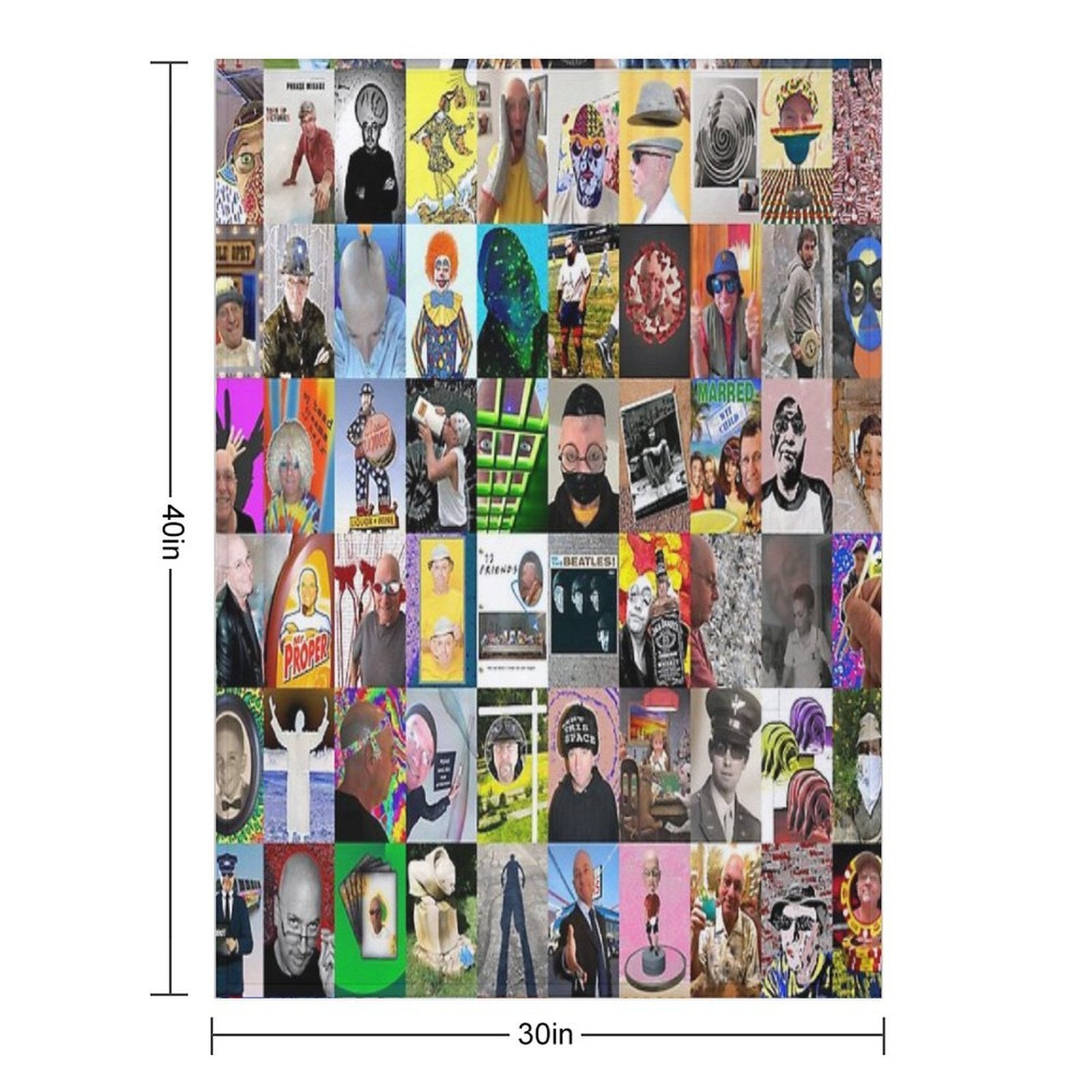 The Hundred Head Project Quick-dry Throw Blanket