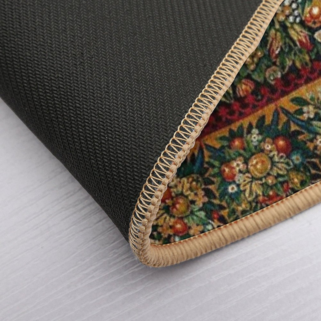 Medieval Unicorn Floral Tapestry  Versatile Bath Mat