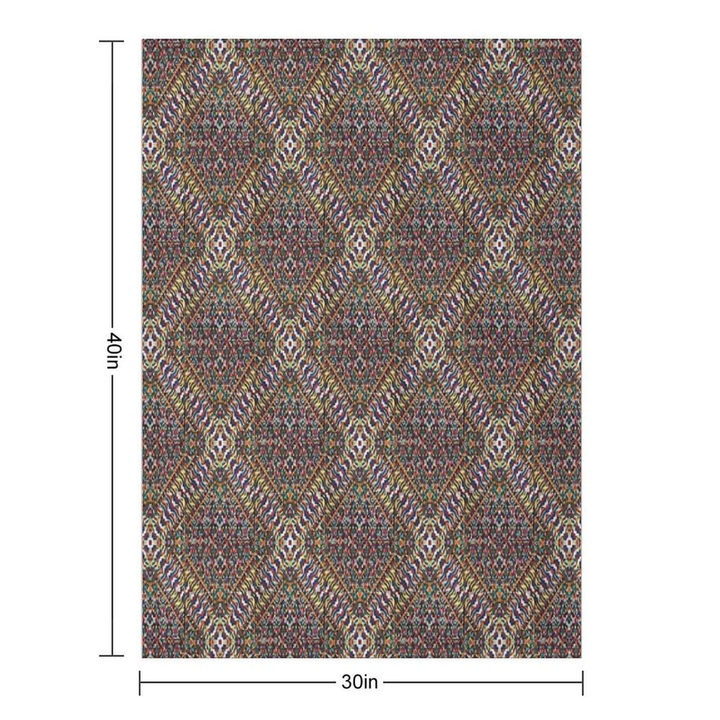 X Shape Cross 2.0 Machine-washable Throw Blanket