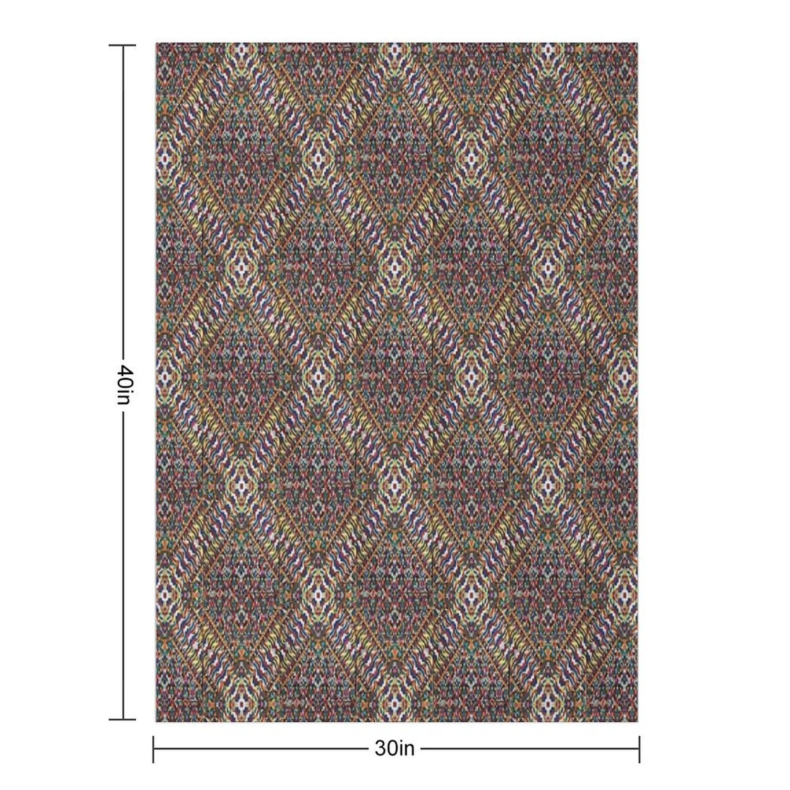 X Shape Cross 2.0 Machine-washable Throw Blanket