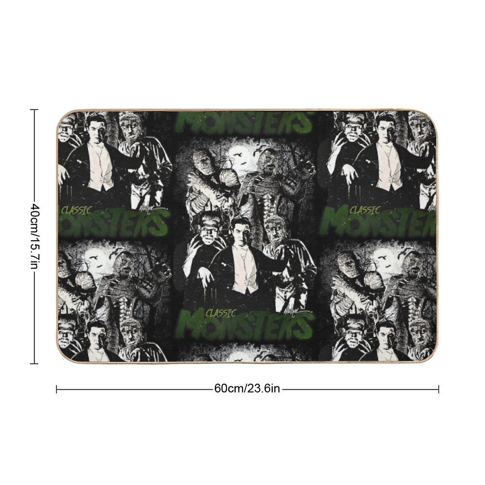 CLASSIC MONSTERS  Dirt-Trapping Bath Mat