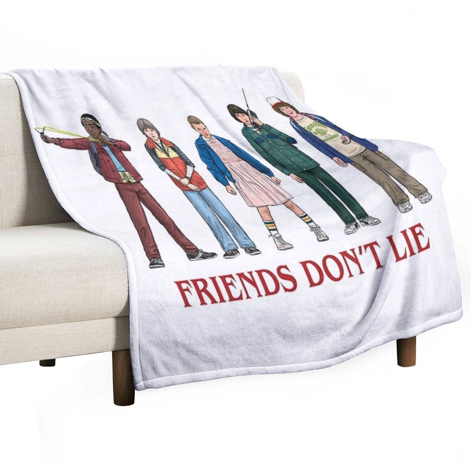 FRIENDS DON'T LIE - 2016 Anti-pilling Throw Blanket