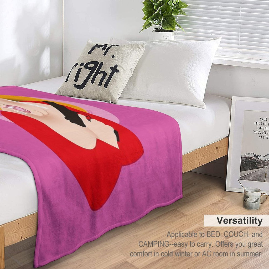 Divinely Pink All-season Throw Blanket
