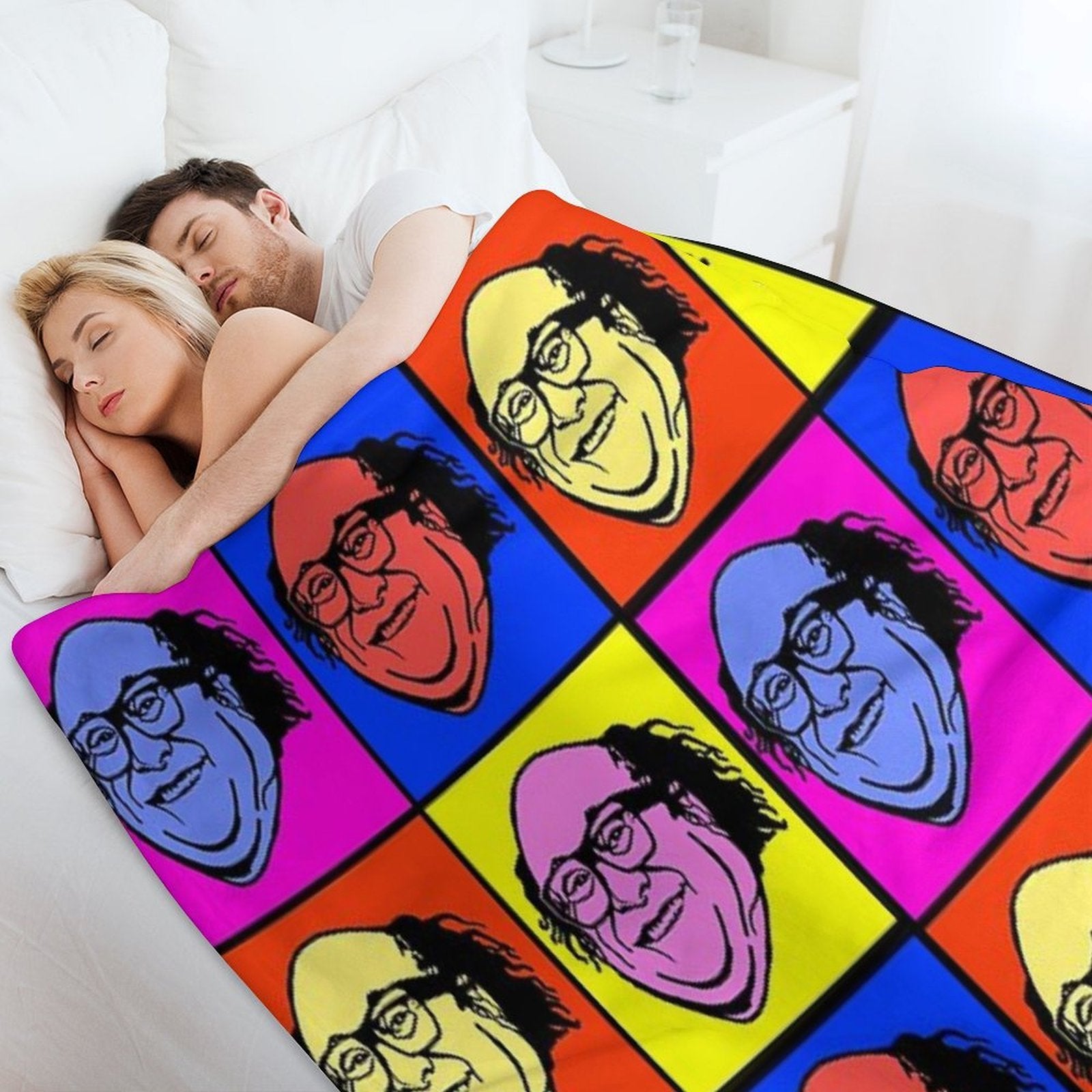Danny DeVito Pop Art Velvety-soft Throw Blanket