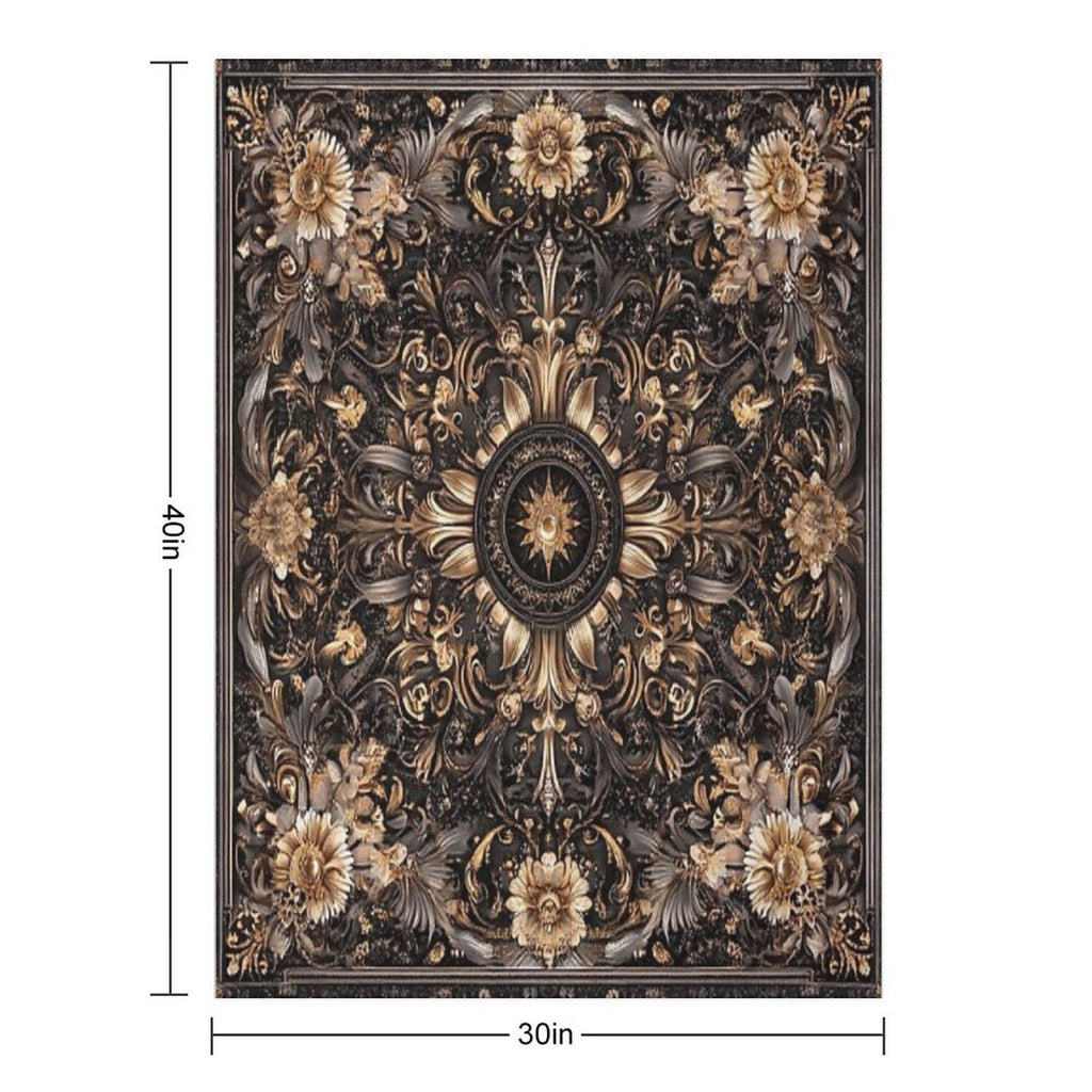 In The Middle of Sustainable Throw Blanket