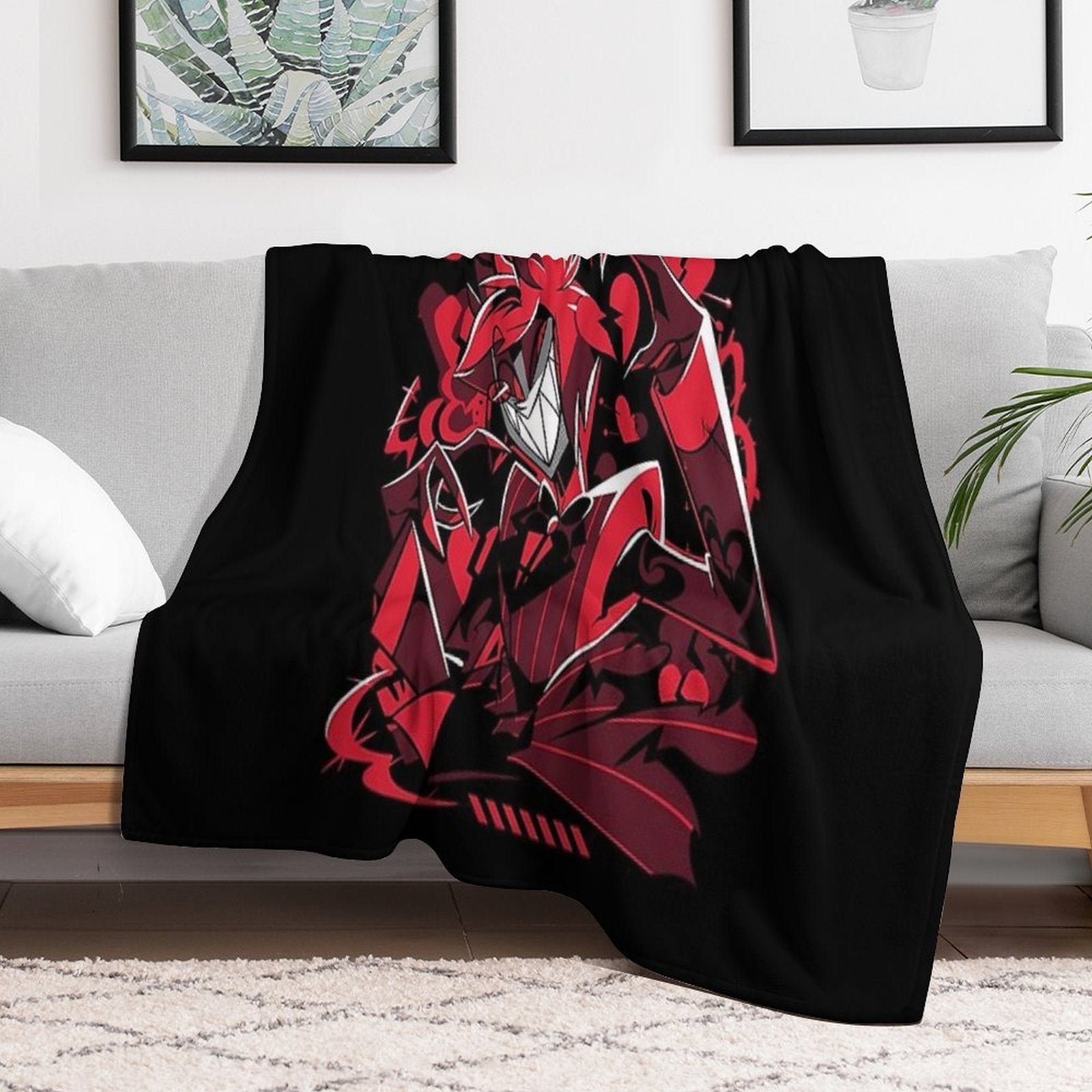 Hazbin Hotel Alastor Multi-functional Throw Blanket