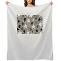 Seamless Pattern of Star All-season Throw Blanket