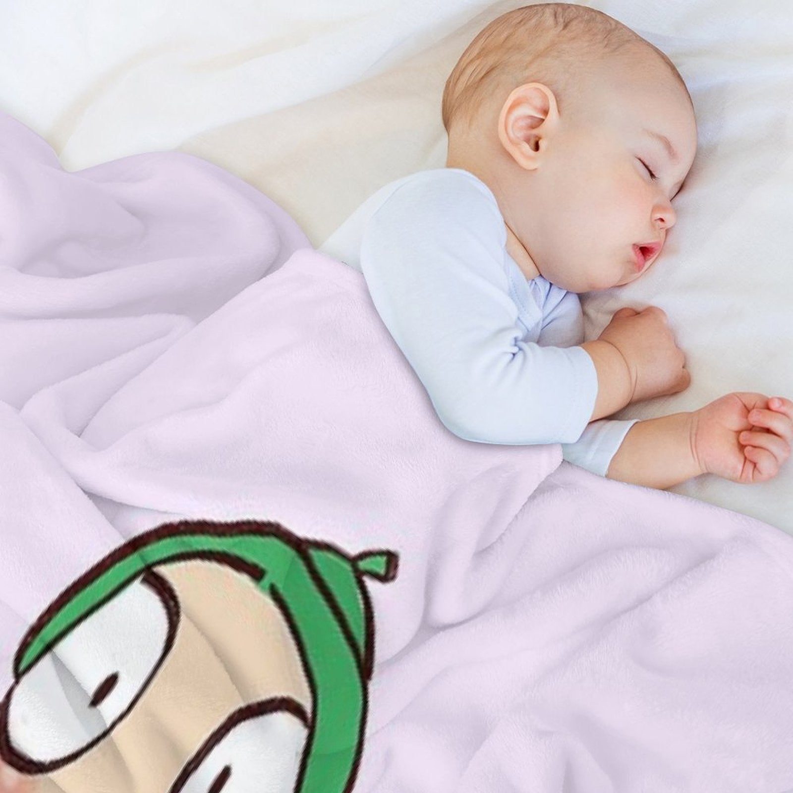 I Draw Sarah And Duck And Rainbow Kite from Kite Flight  Sarah And Duck Wrinkle-free Throw Blanket