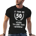 It Took Me 50 Years To Look This Good Gifts 50th Birthday  Oversized Silhouette T-Shirt