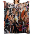 Cole Sprouse Collage Quick-dry Throw Blanket