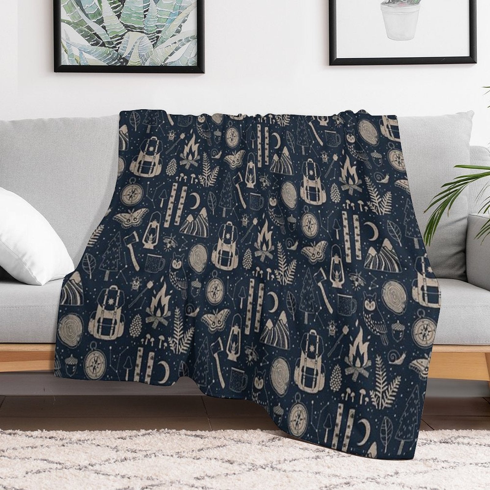 Into The Woods Shrink-resistant Throw Blanket
