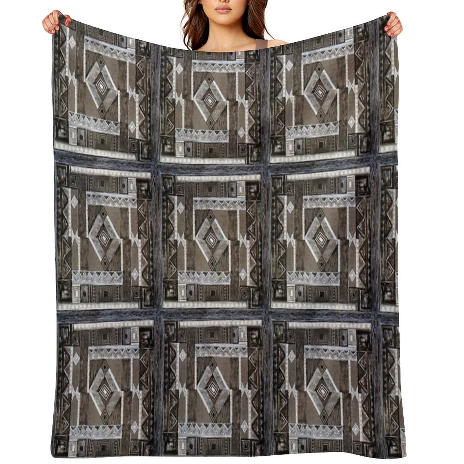 Ethnic Multi-functional Throw Blanket