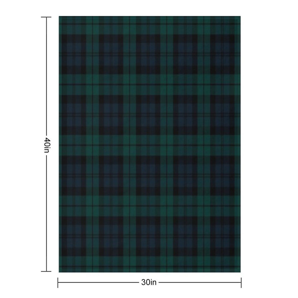 Black Watch Tartan Plaid Pattern Comfort Throw Blanket