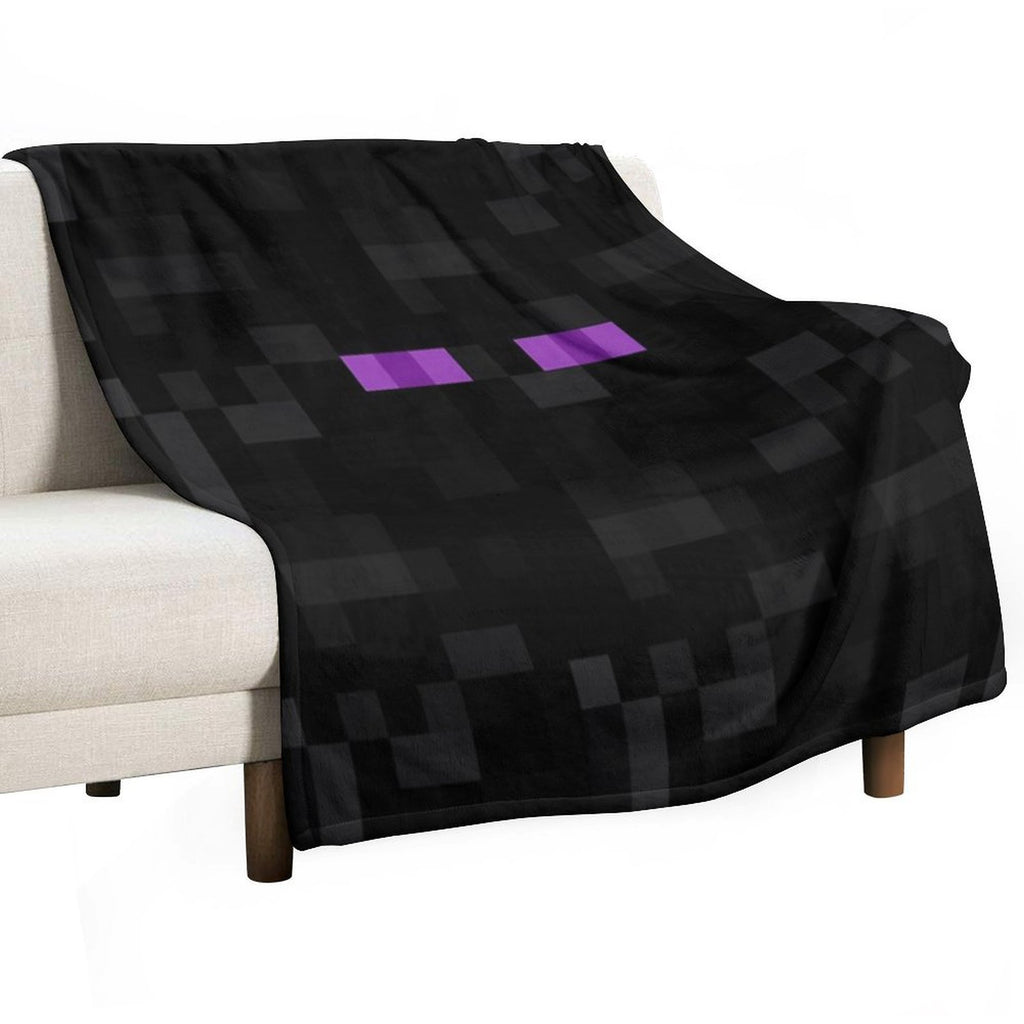 Enderman Pattern Comfort Throw Blanket