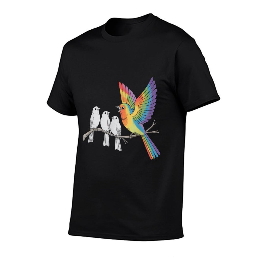 LGBT Pride Rainbow Ally Lesbian Bisexual Transgender  Summer-ready Fabric T-Shirt