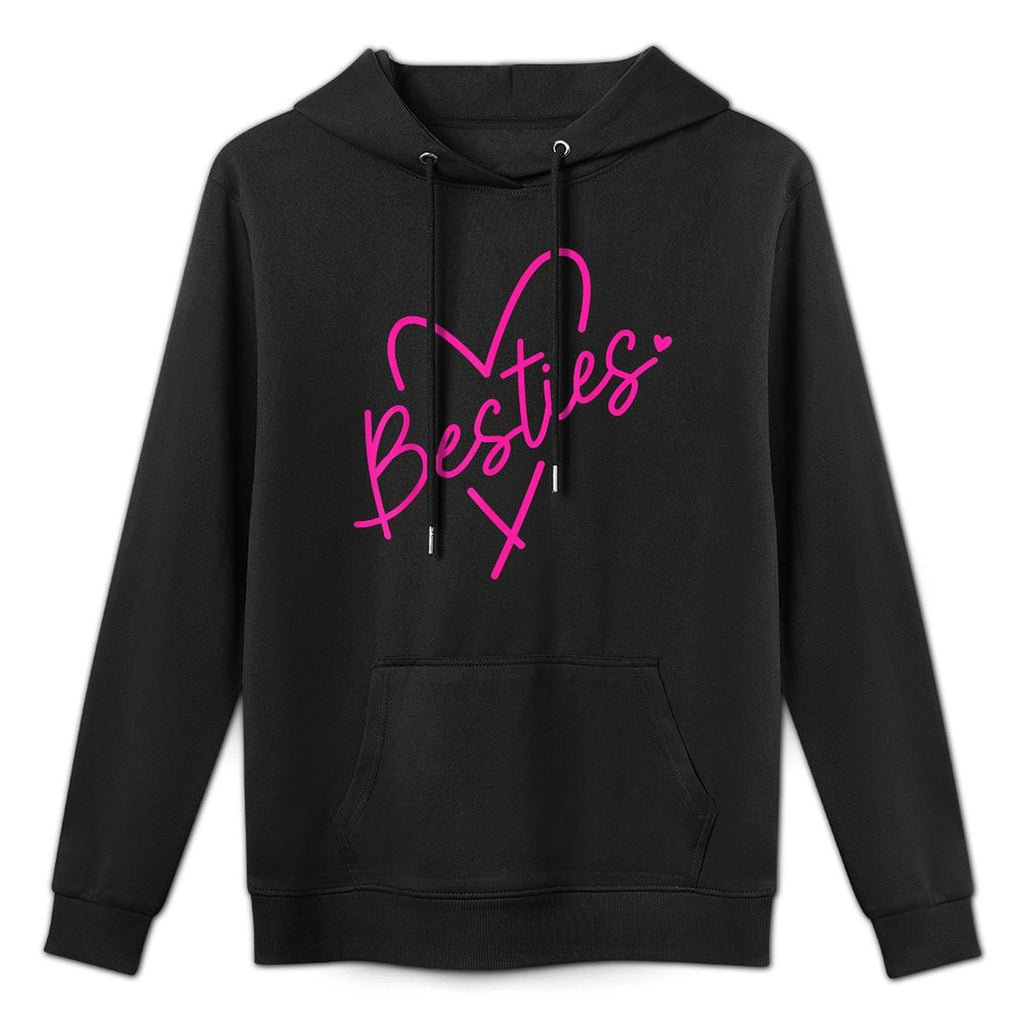 Best Friend Matching Birthday Pink BFF Bestie Sister Cousin Versatile Streetwear Hoodie