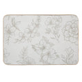 Vintage Floral Pattern  Stain-Proof Bath Mat