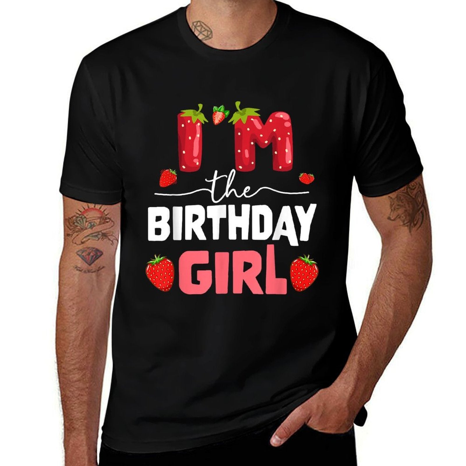 I'm The Berry First Birthday of Girl Sweet Strawberry  Graphic-printed T-Shirt