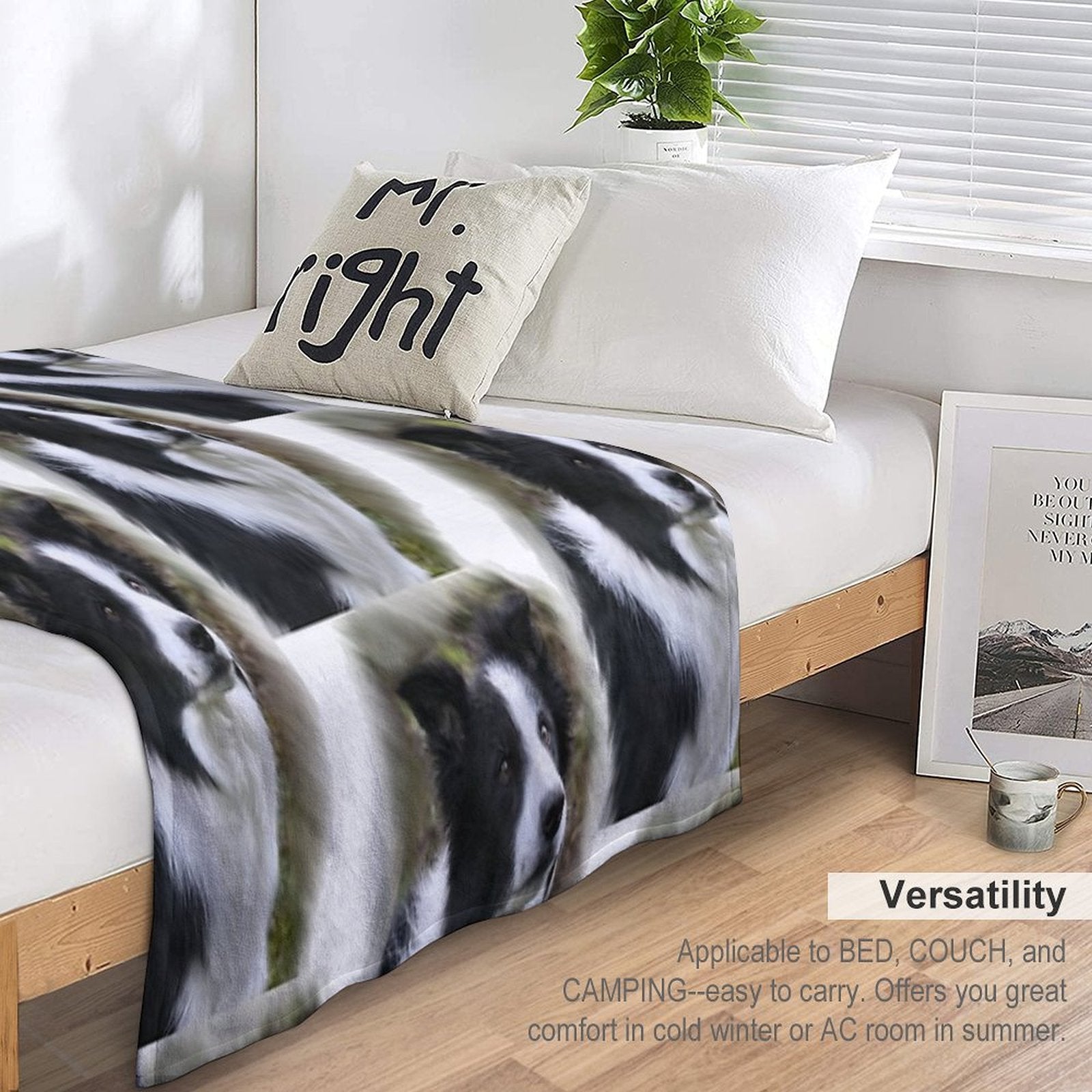 Border Collie Lover S Gifts Quick-dry Throw Blanket