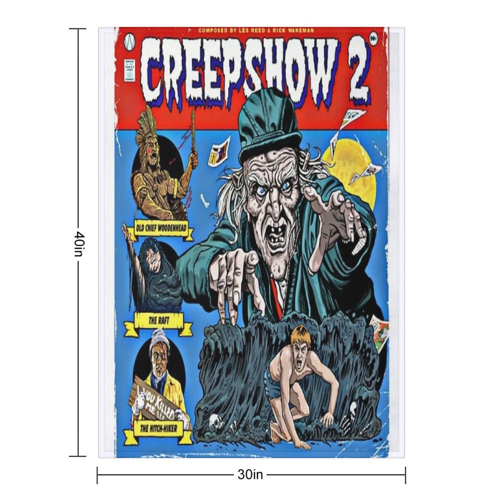 Creepshow 2 Versatility Throw Blanket