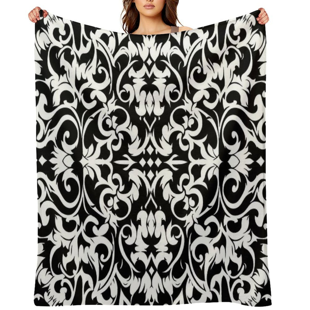 Baroque Wrinkle-free Throw Blanket