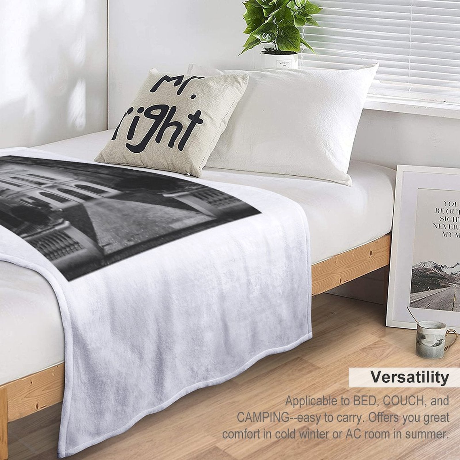 Bibesco Mansion Eco-conscious Throw Blanket