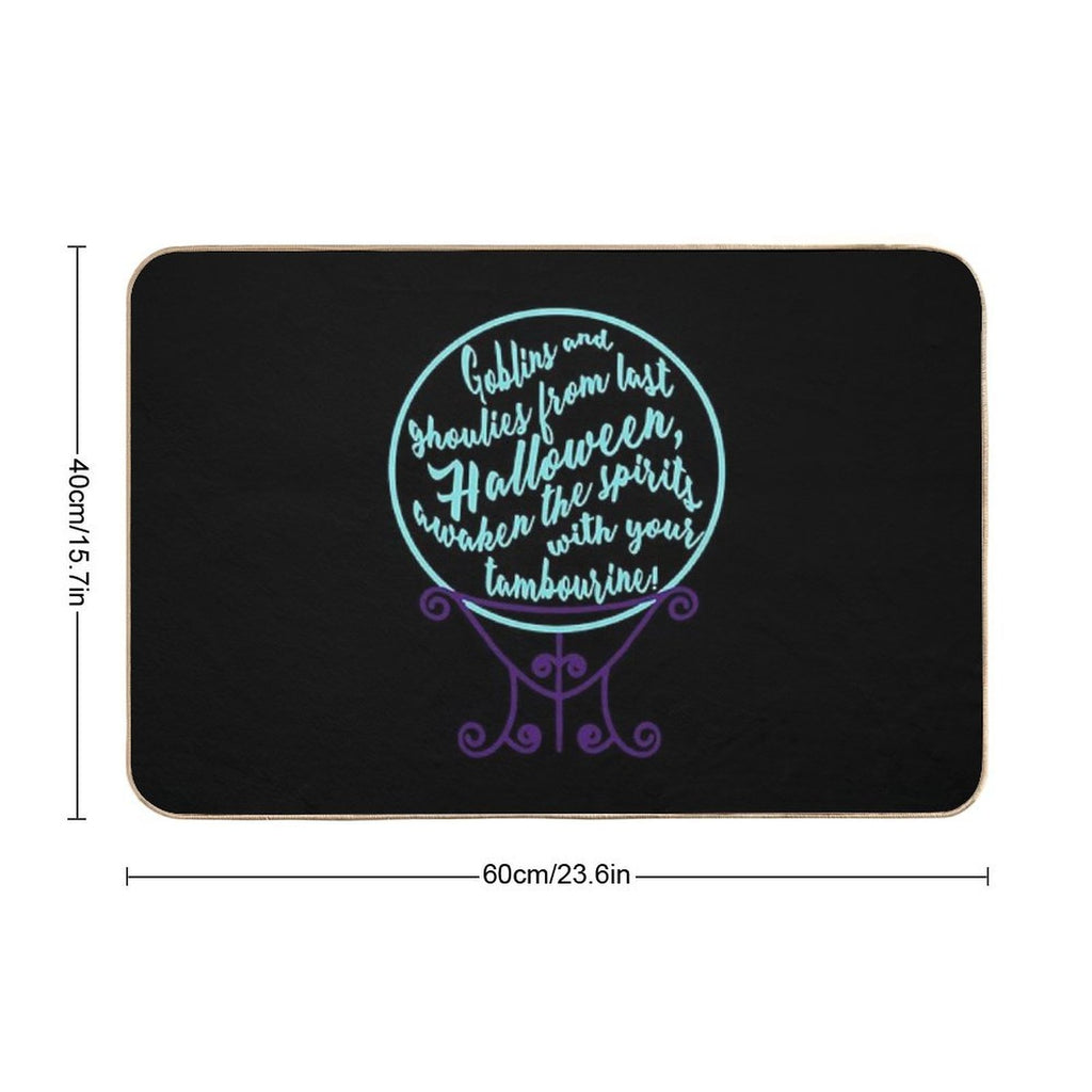 Madame Leota Inspired Crystal Ball Version 2  High-Traffic Bath Mat