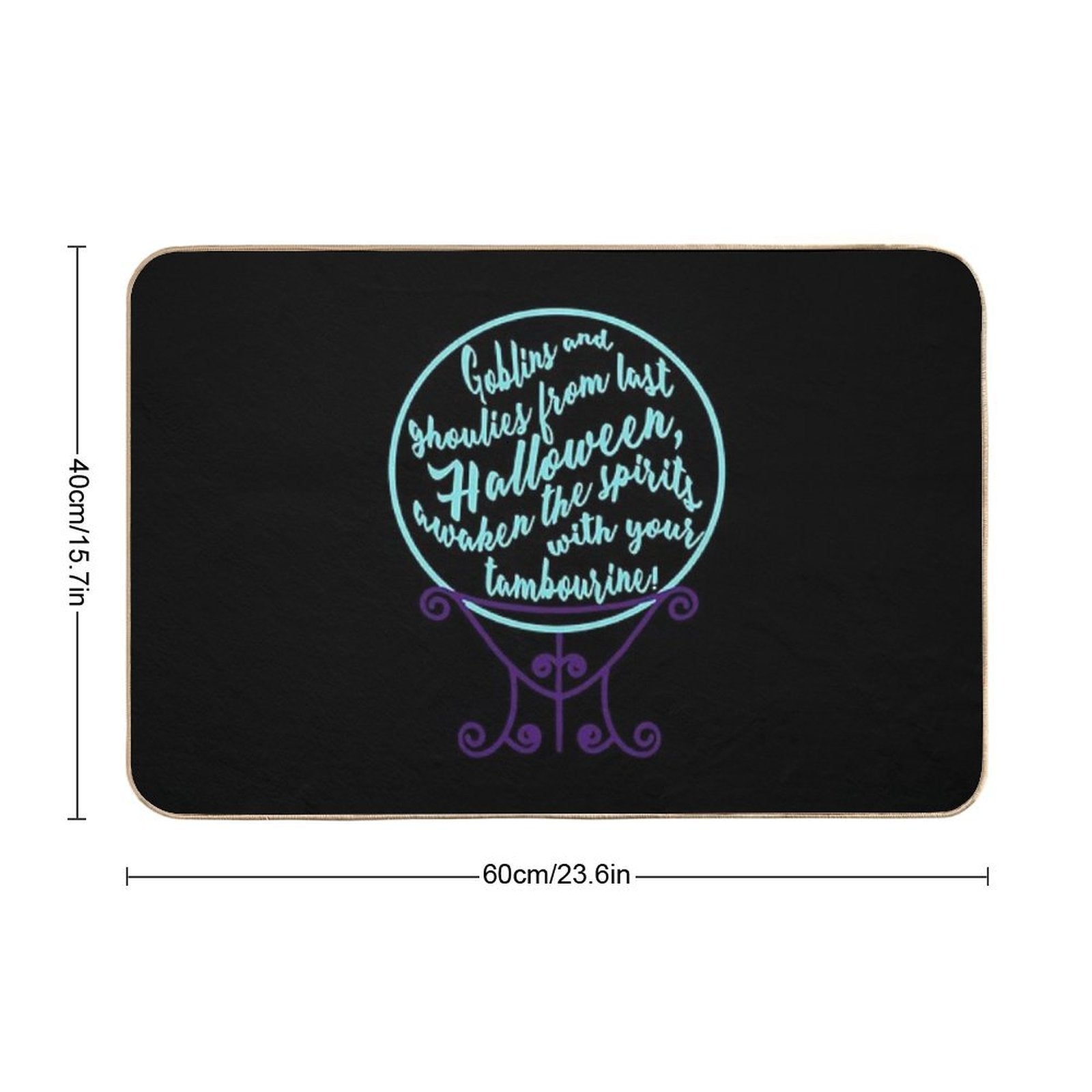 Madame Leota Inspired Crystal Ball Version 2  High-Traffic Bath Mat