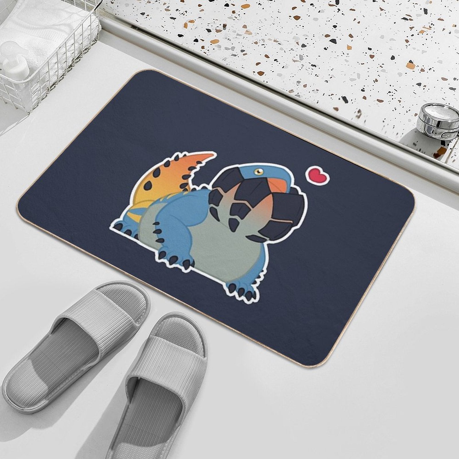 Monster Hunter Dodogama Durable Bath Mat