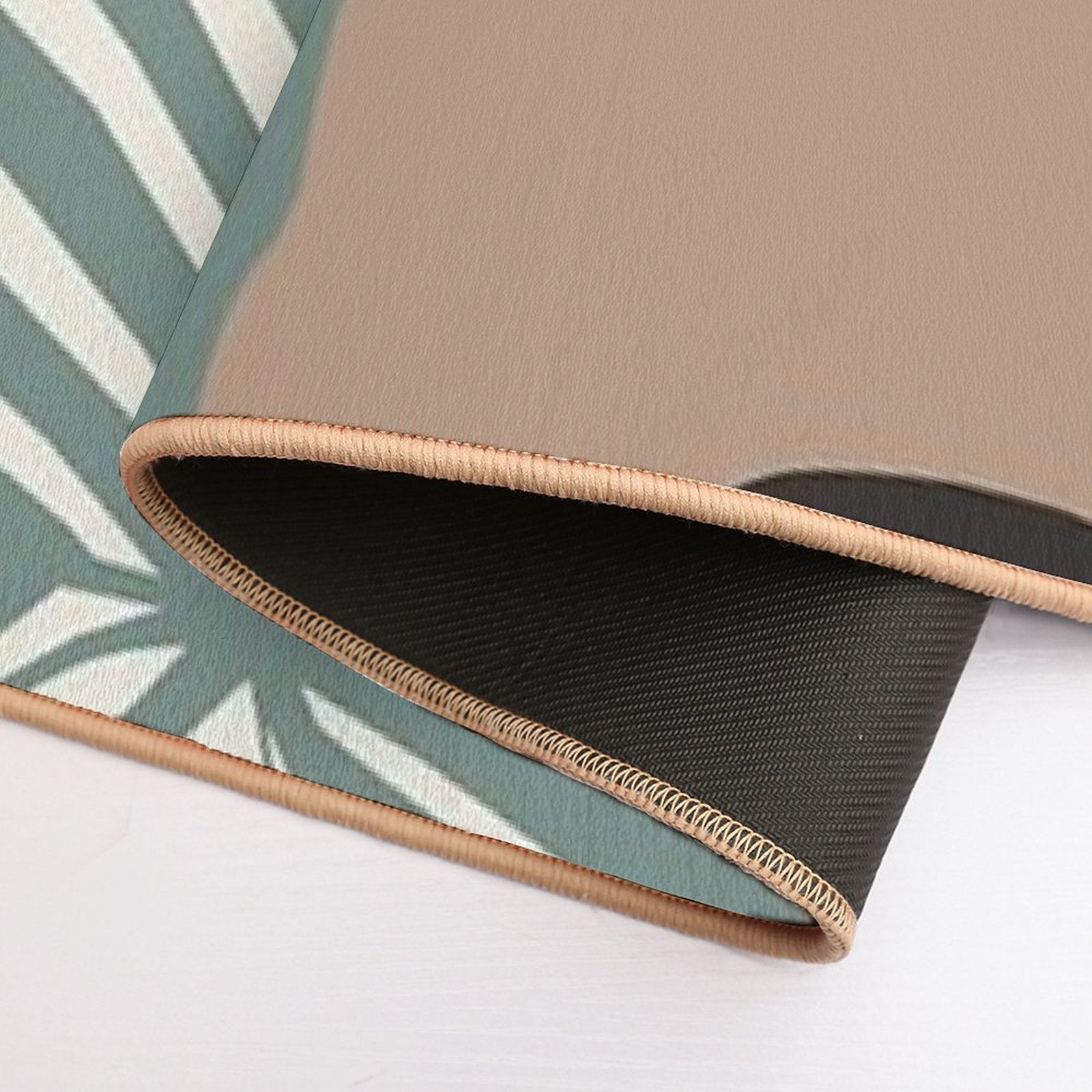 Minimal Jungle Leaves Finesse #1 #tropical #decor #art  Rapid-Drying Bath Mat