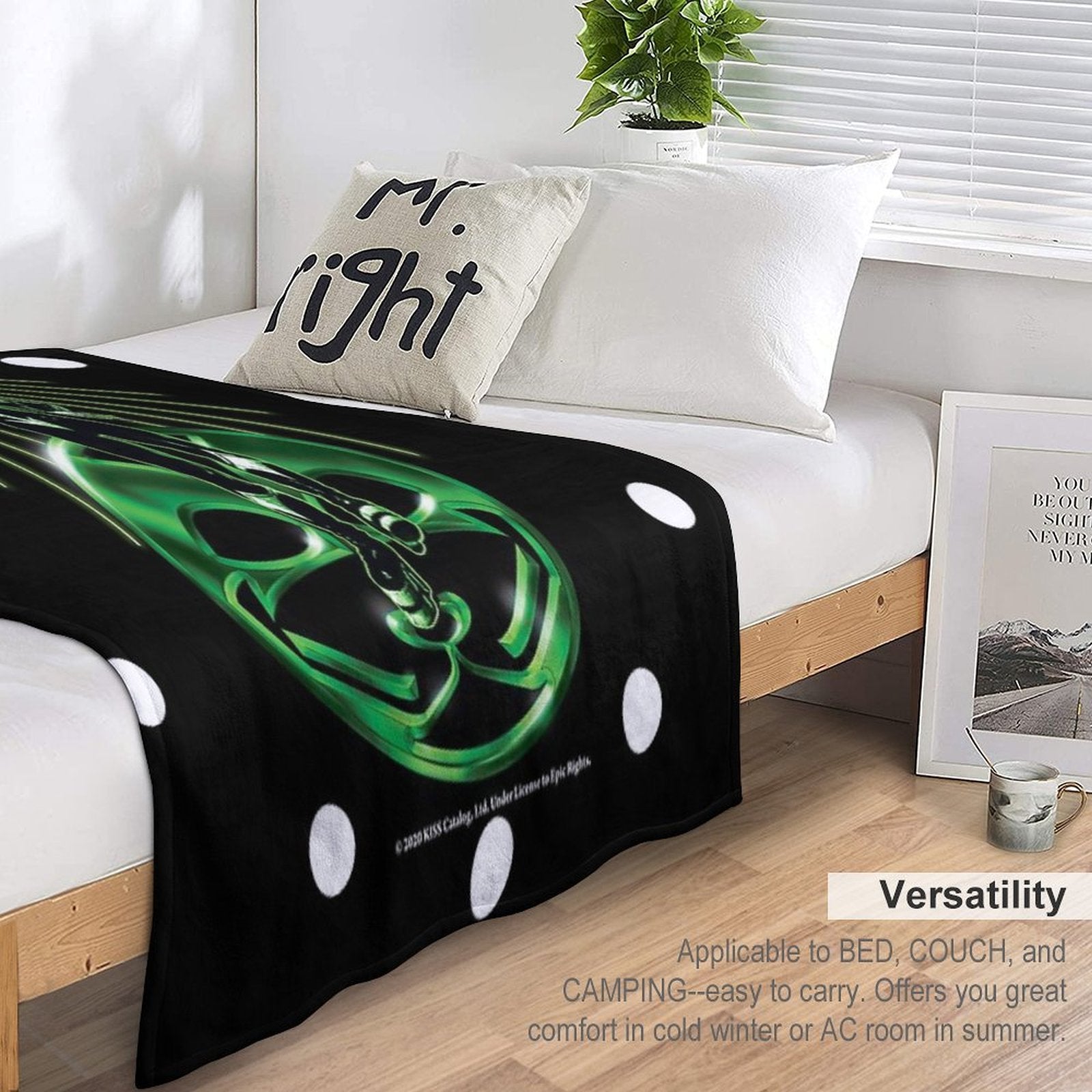 Kiss Band  - Catman Anti-pilling Throw Blanket