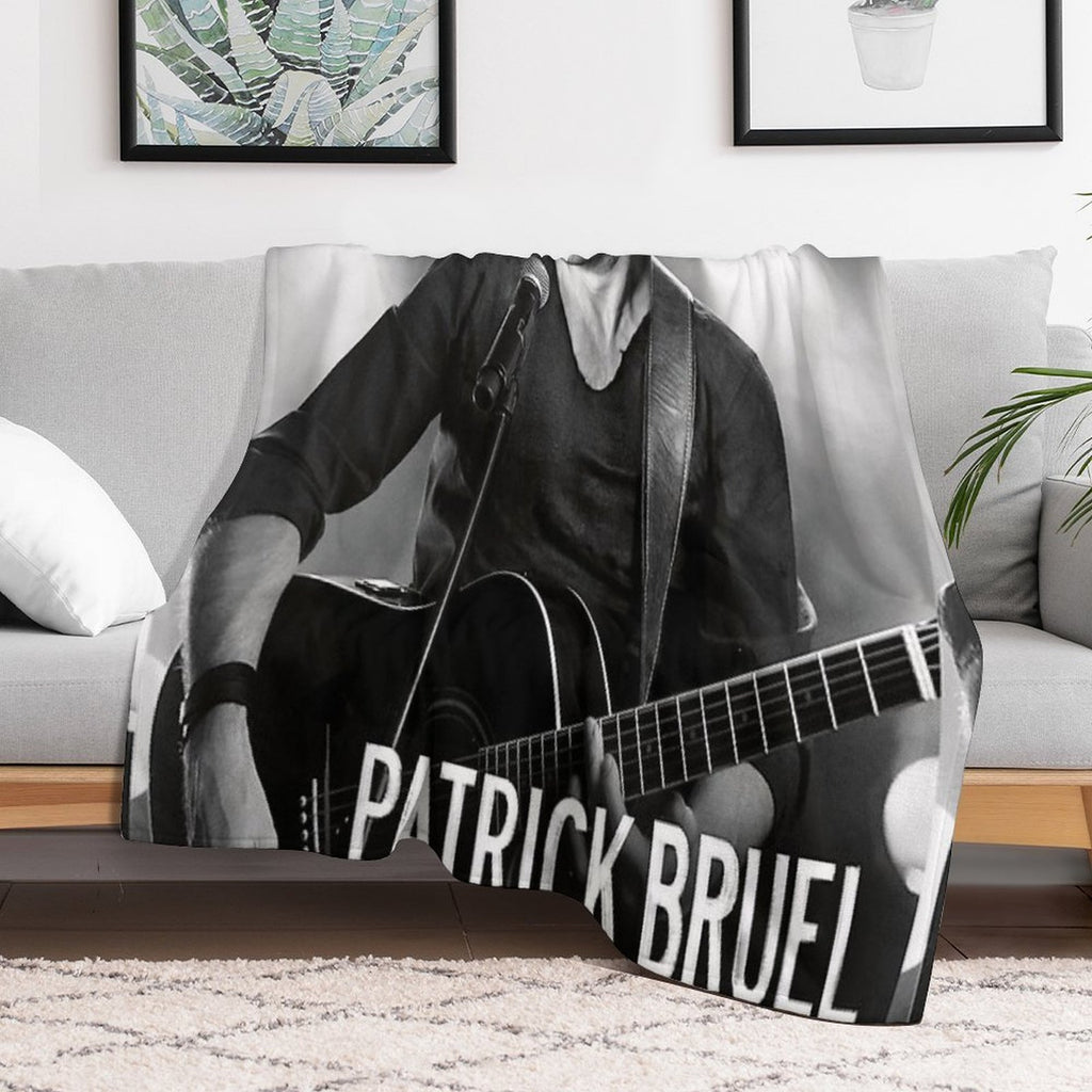 Thighaag Patrick Bruel Show Tour TOURNEE En ACOUSTIQUE 2022 Compact Throw Blanket
