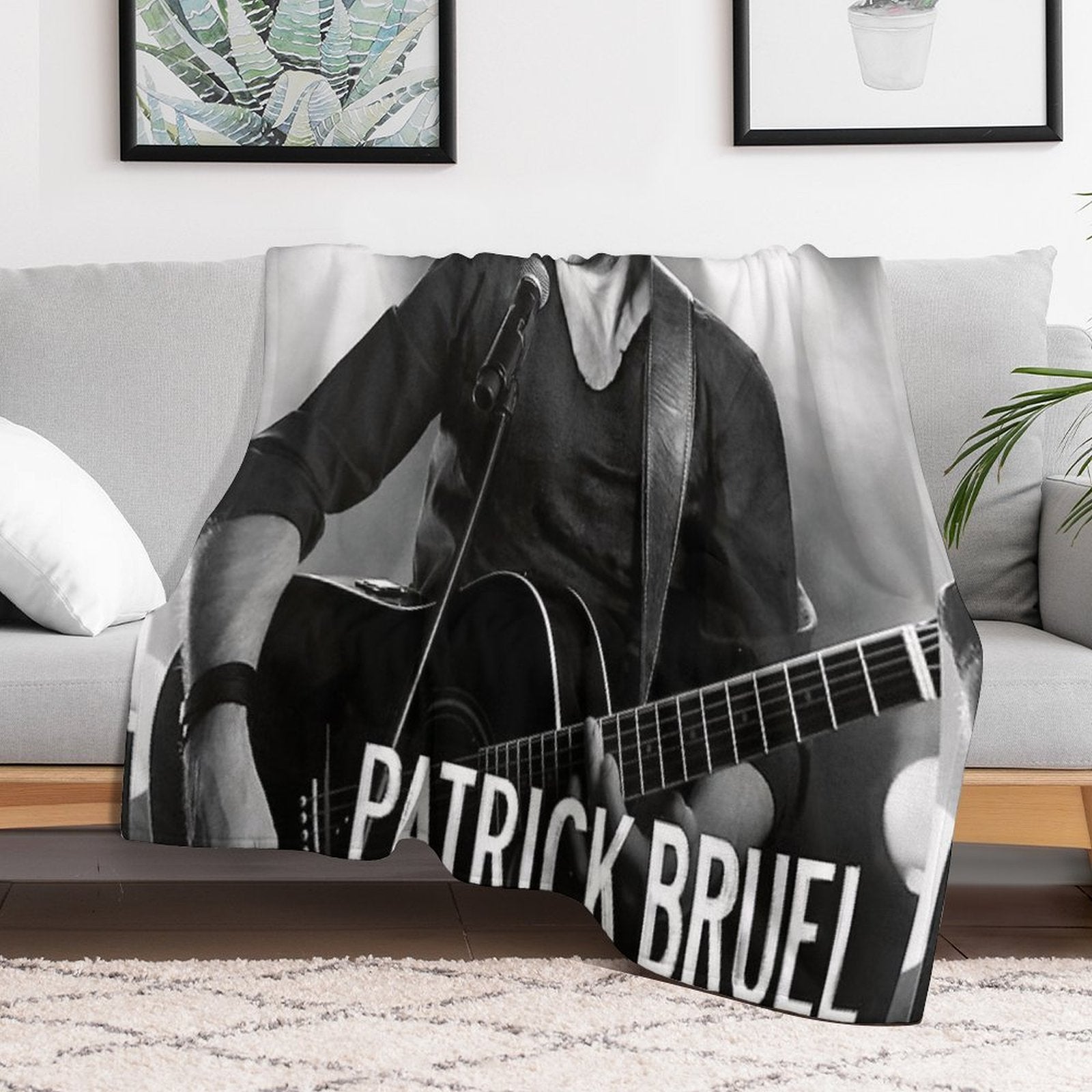 Thighaag Patrick Bruel Show Tour TOURNEE En ACOUSTIQUE 2022 Compact Throw Blanket