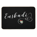 Euskadi, Basque Country, Heart, Flag  Toxin-Free Bath Mat