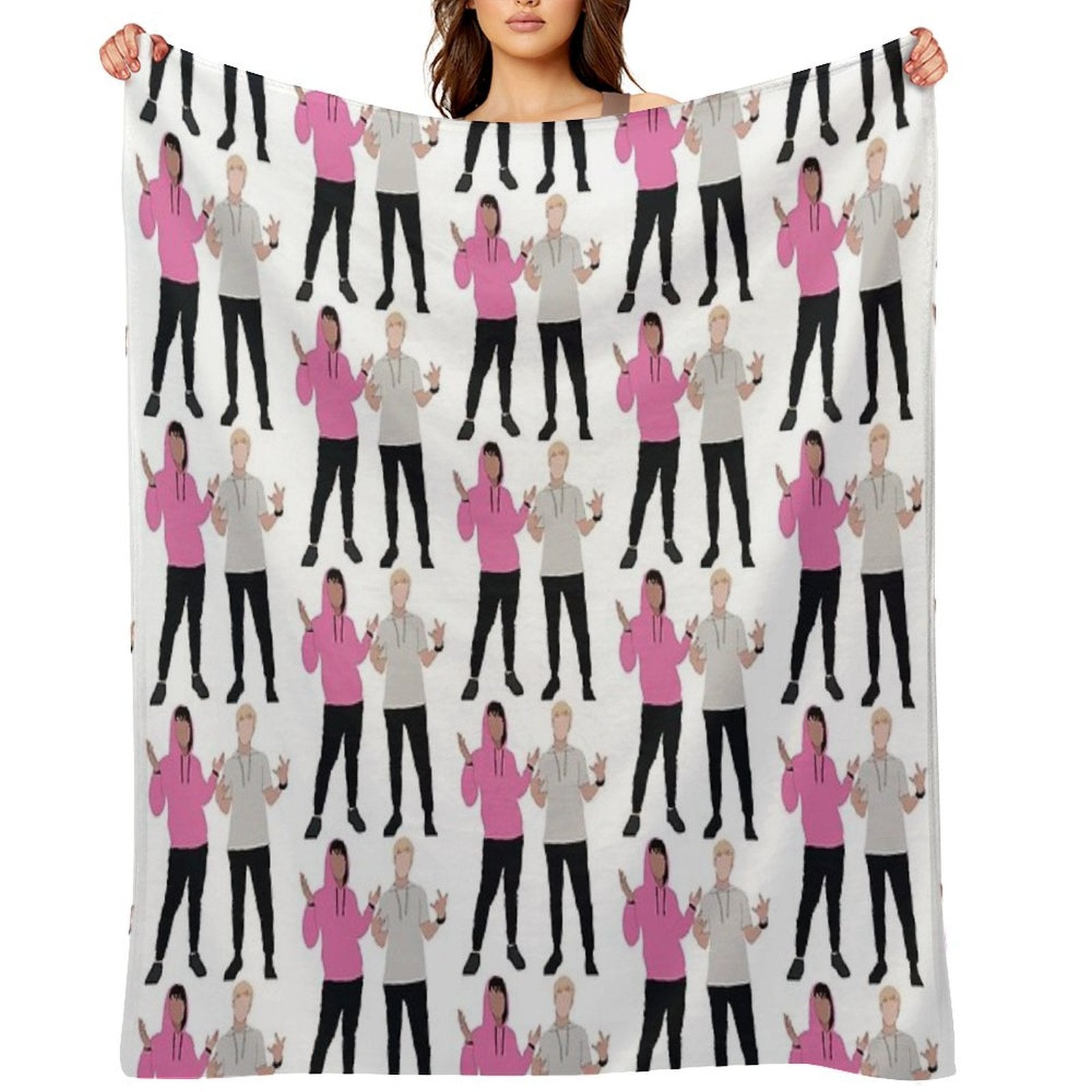 Sam And Colby Durable Throw Blanket
