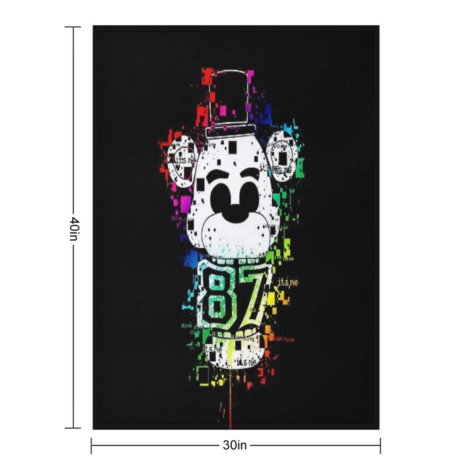 Five Nights At Freddy's - It's Me Machine-washable Throw Blanket