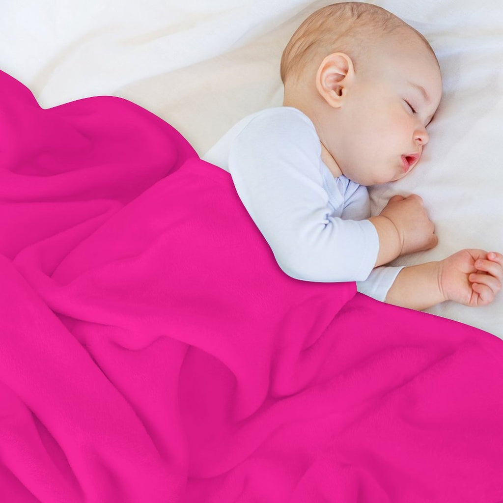 PLAIN SOLID DEEP PINK -100 PINK SHADES ON OZCUSHIONS ON ALL PRODUCTS Lightweight Throw Blanket