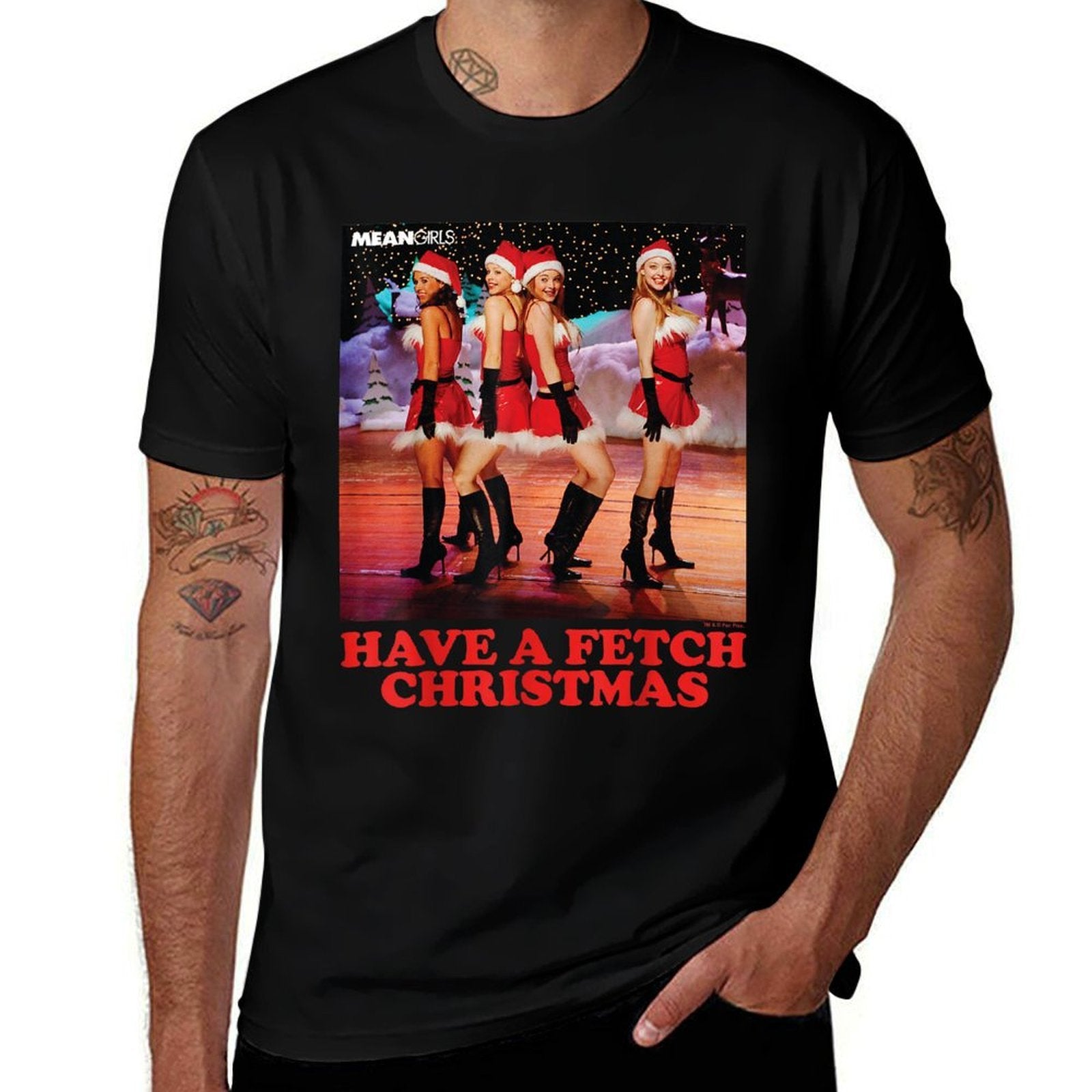 Mean Girls - Fetch Christmas Santa Outfit  Durable T-Shirt