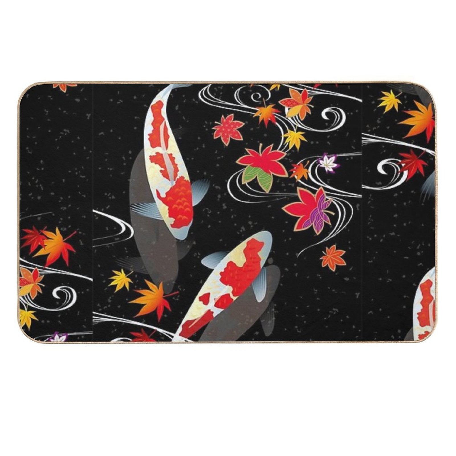 Japanese Koi  Long-Lasting Bath Mat