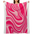 PINK PRINT Velvety-soft Throw Blanket