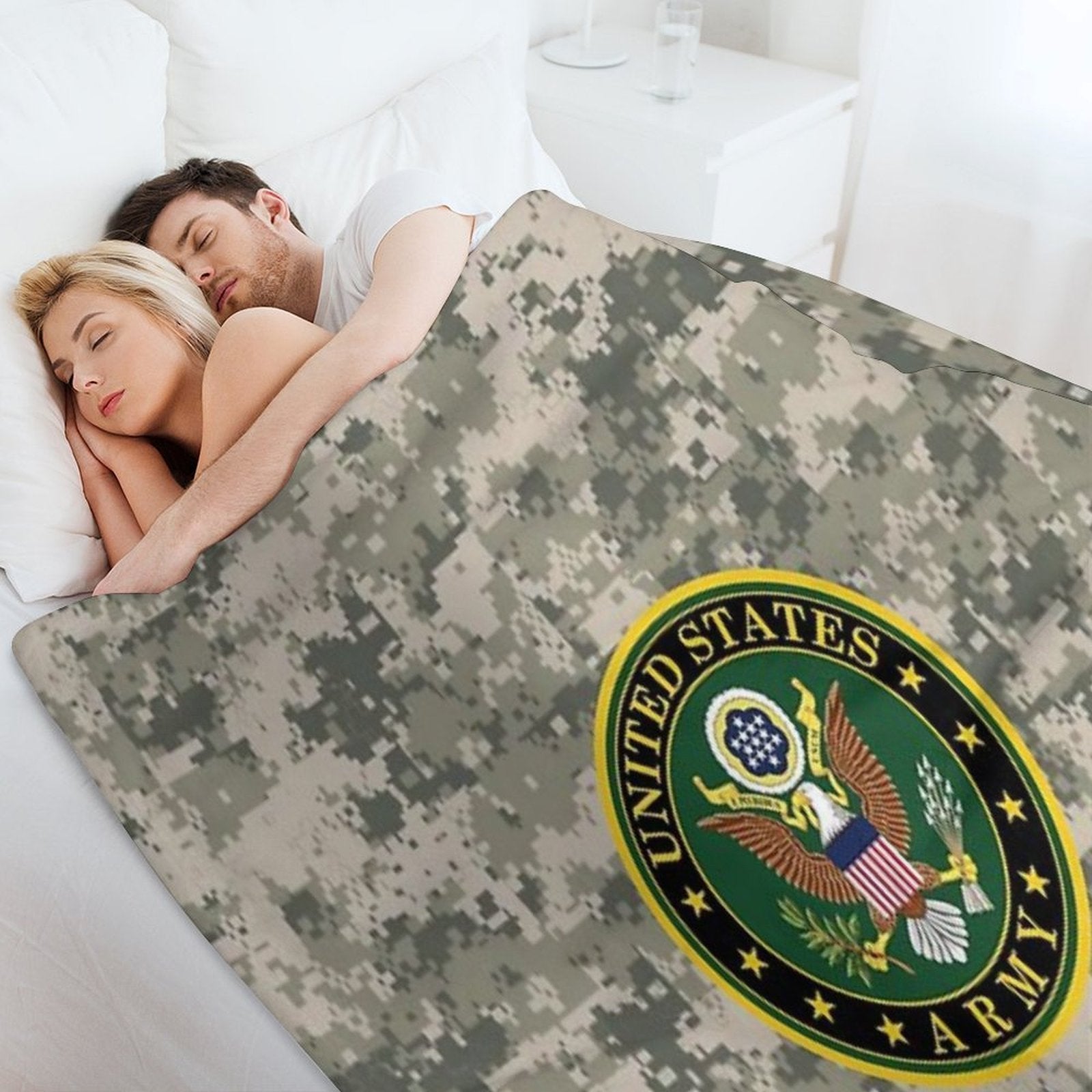 United States Army Sustainable Throw Blanket