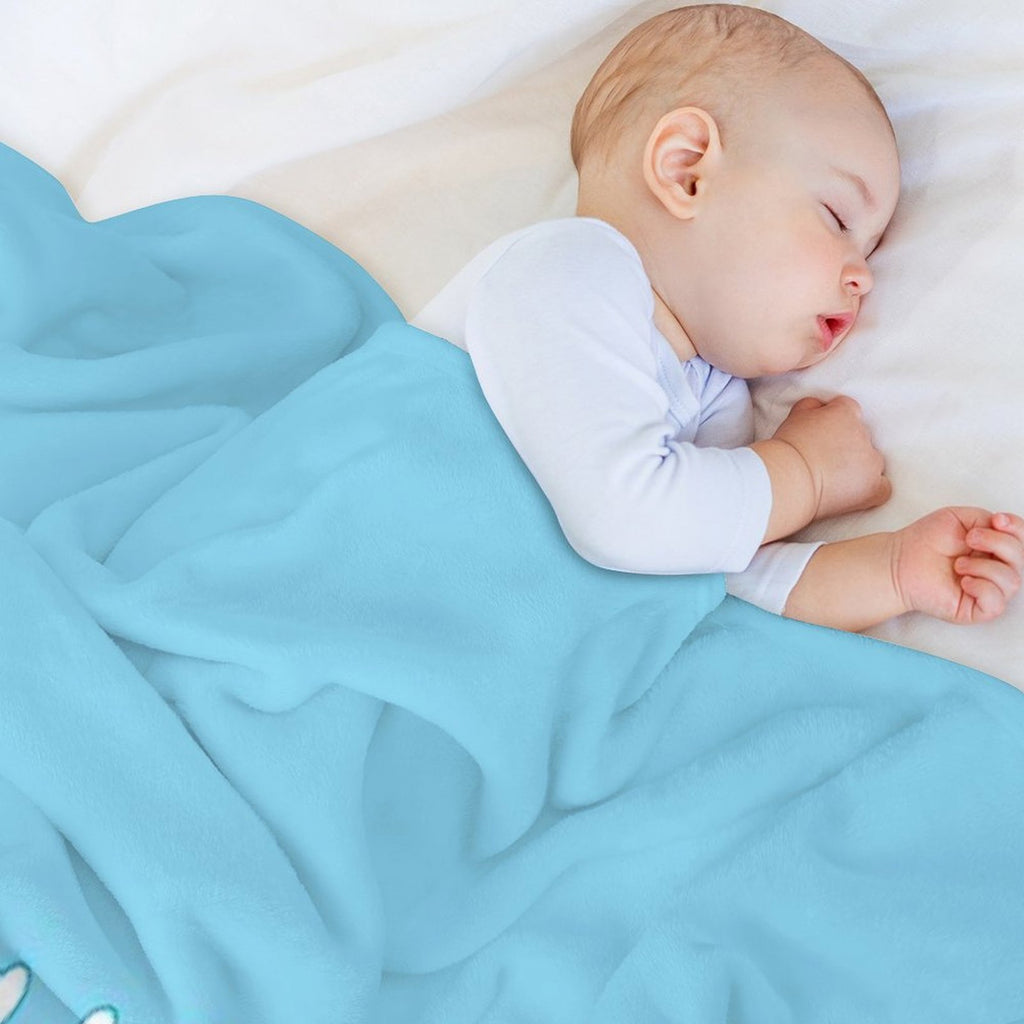 Enjoy Sky Blue Durable Throw Blanket