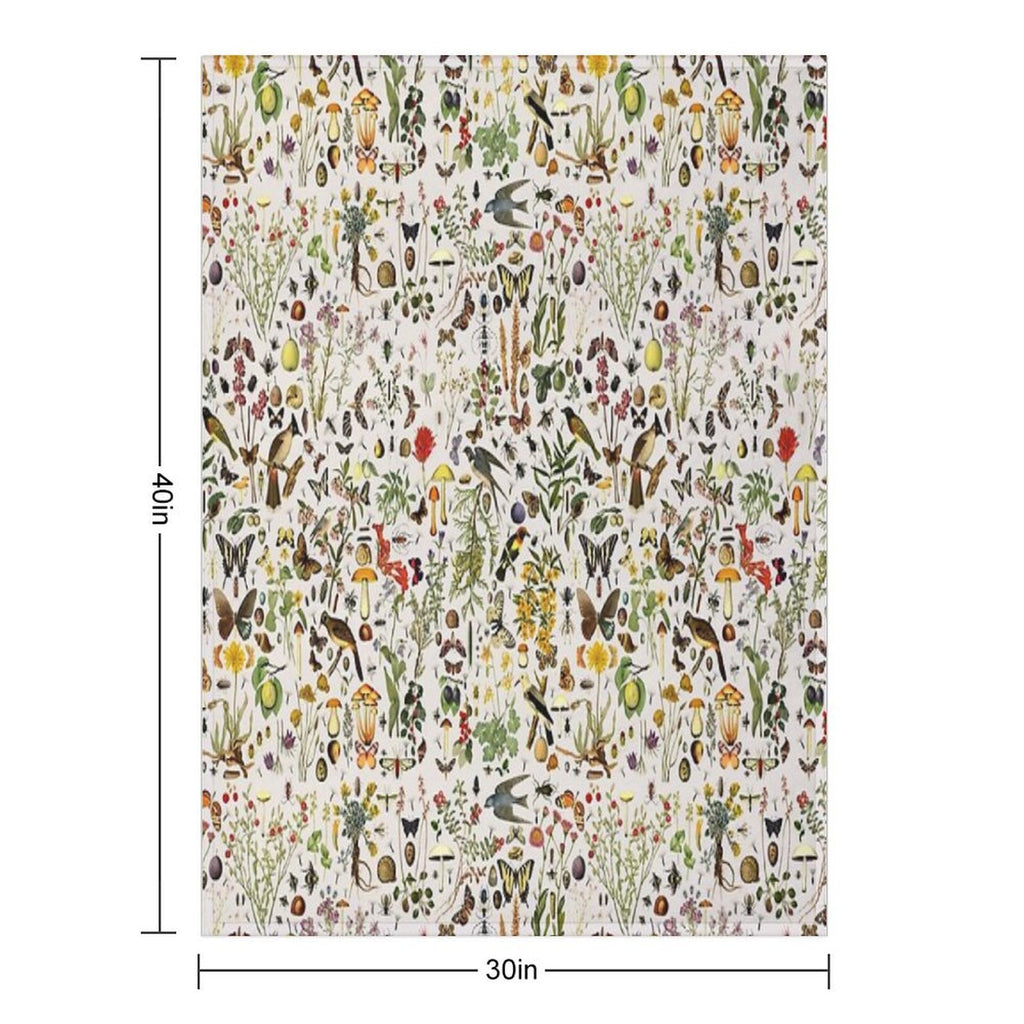 Biology of America USA Compact Throw Blanket