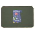 Funny Drinking Towelie  Fade-Resistant Bath Mat