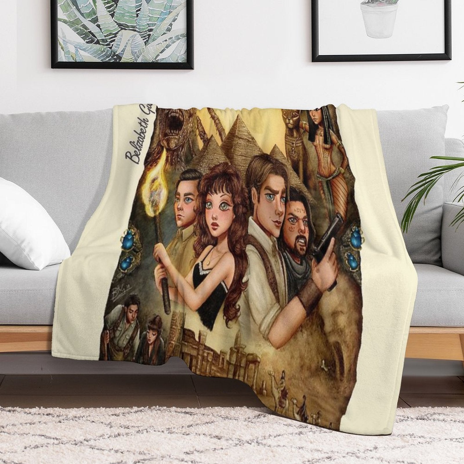 The Mummy Travel-friendly Throw Blanket