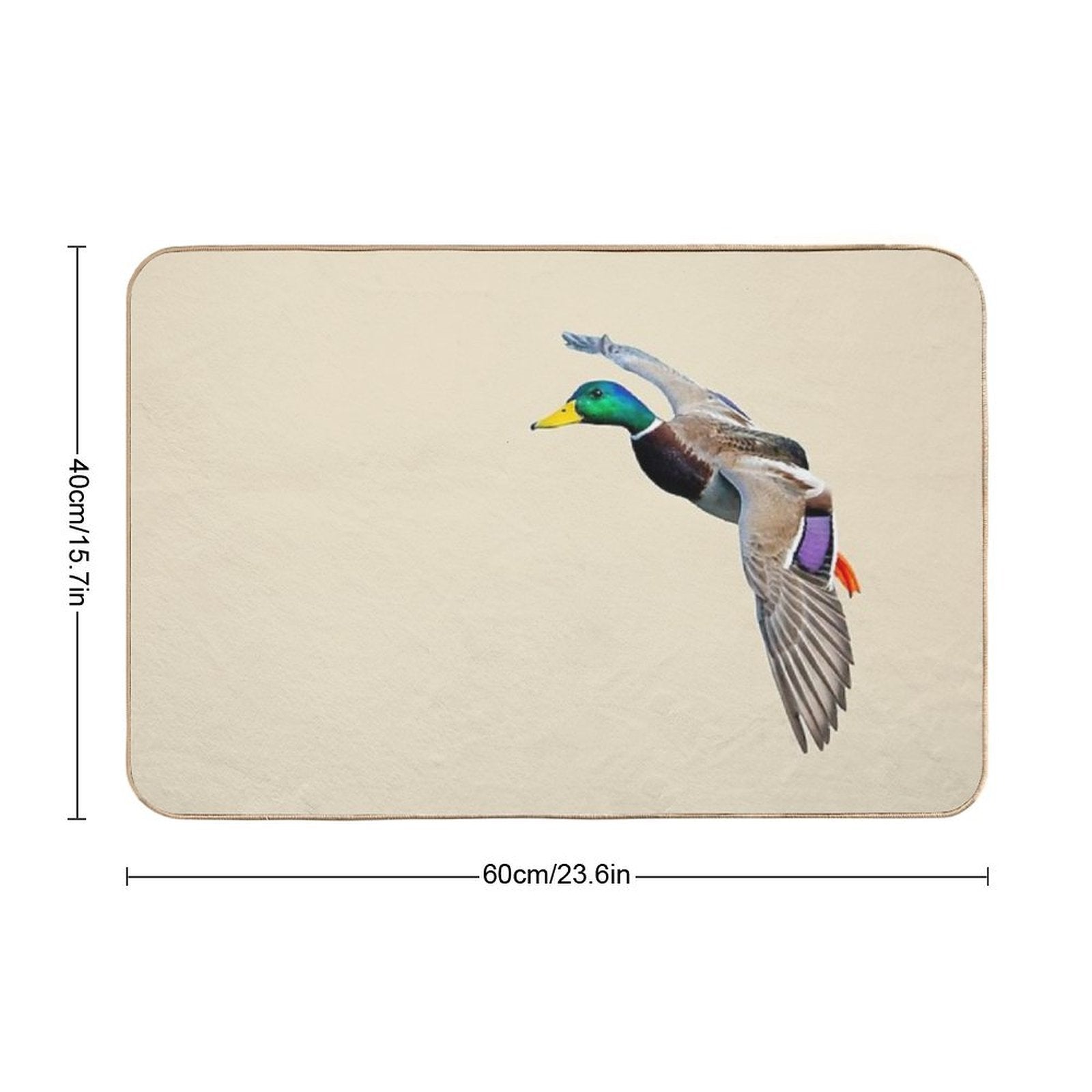 Coming Into Land  Stain-Proof Bath Mat
