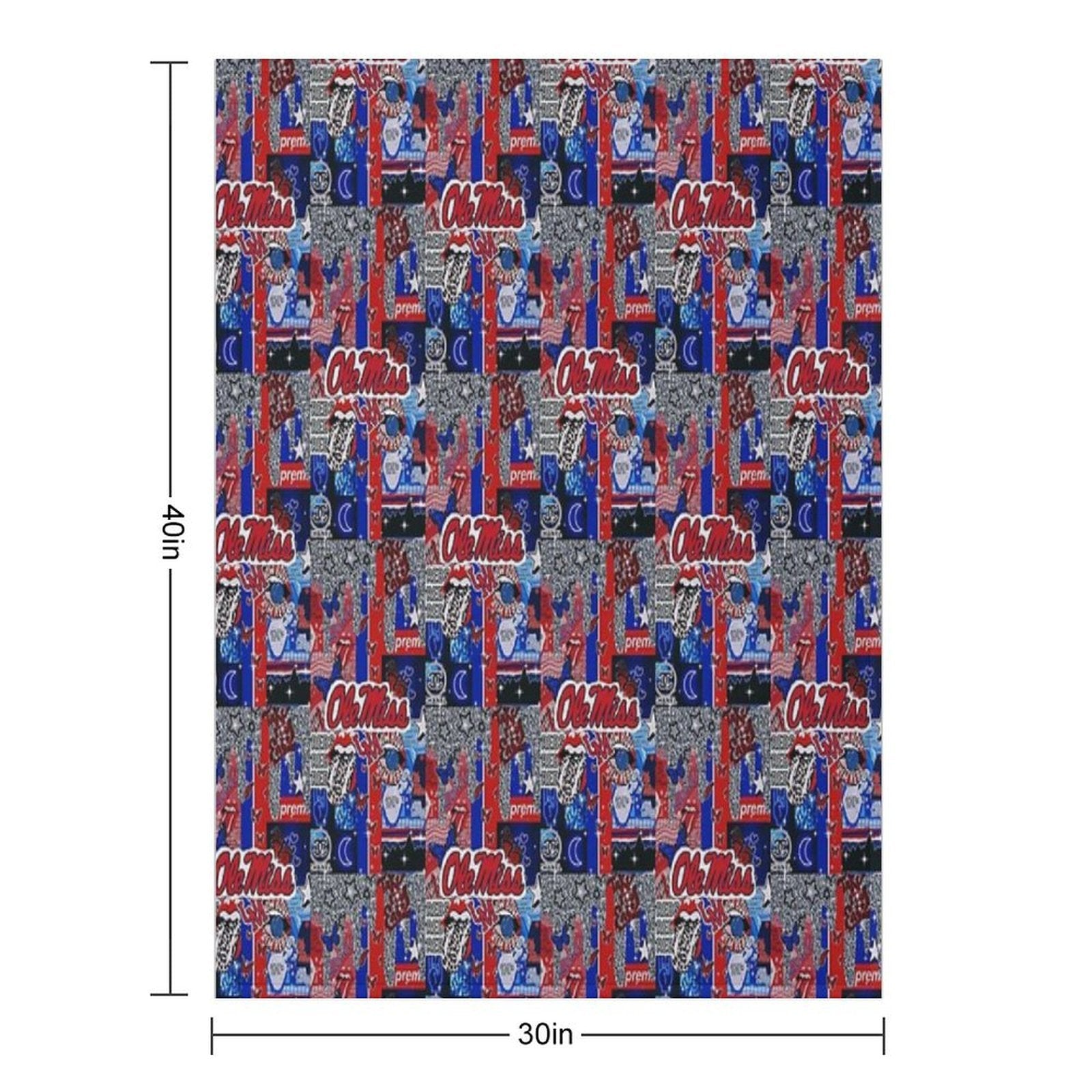 Wallaper Anti-pilling Throw Blanket