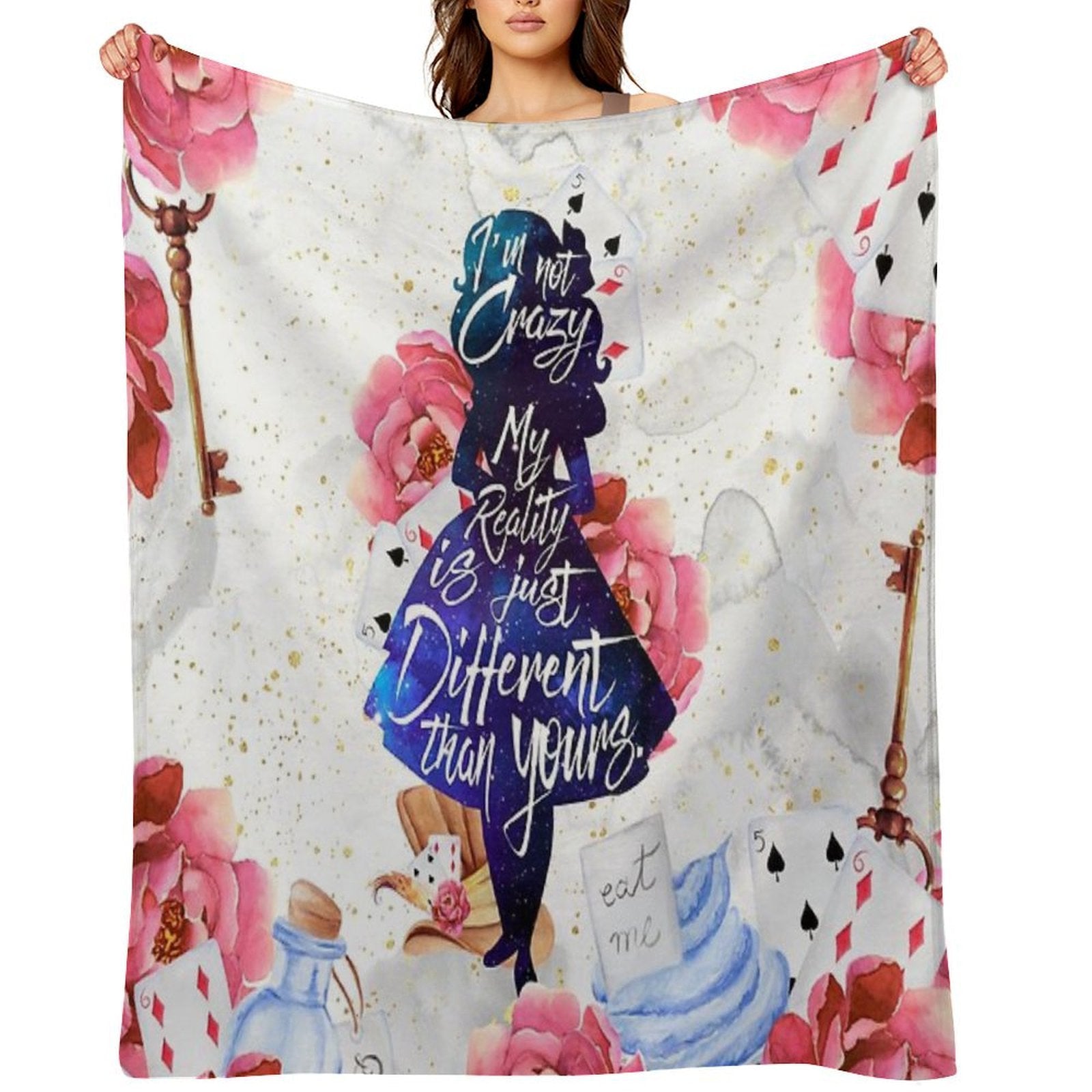 Alice - I'm Not Crazy Premium Throw Blanket
