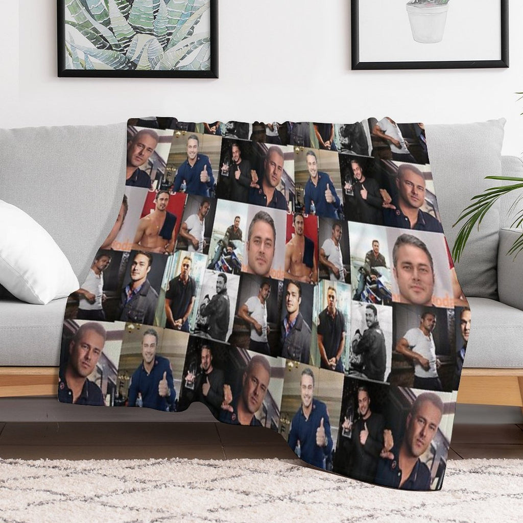 Taylor Kinney Or Kelly Severide Compact Throw Blanket